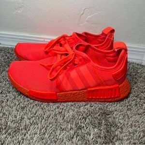 Size 9- adidas NMD R1 Solar Red Orange 2016